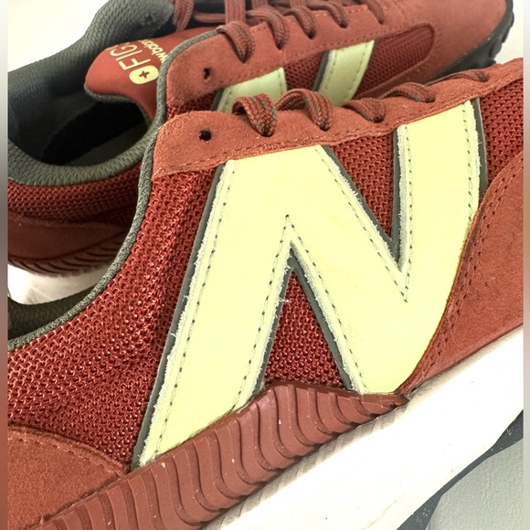 Figs New Balance Red and Green Sneakers - Picture 7 of 12